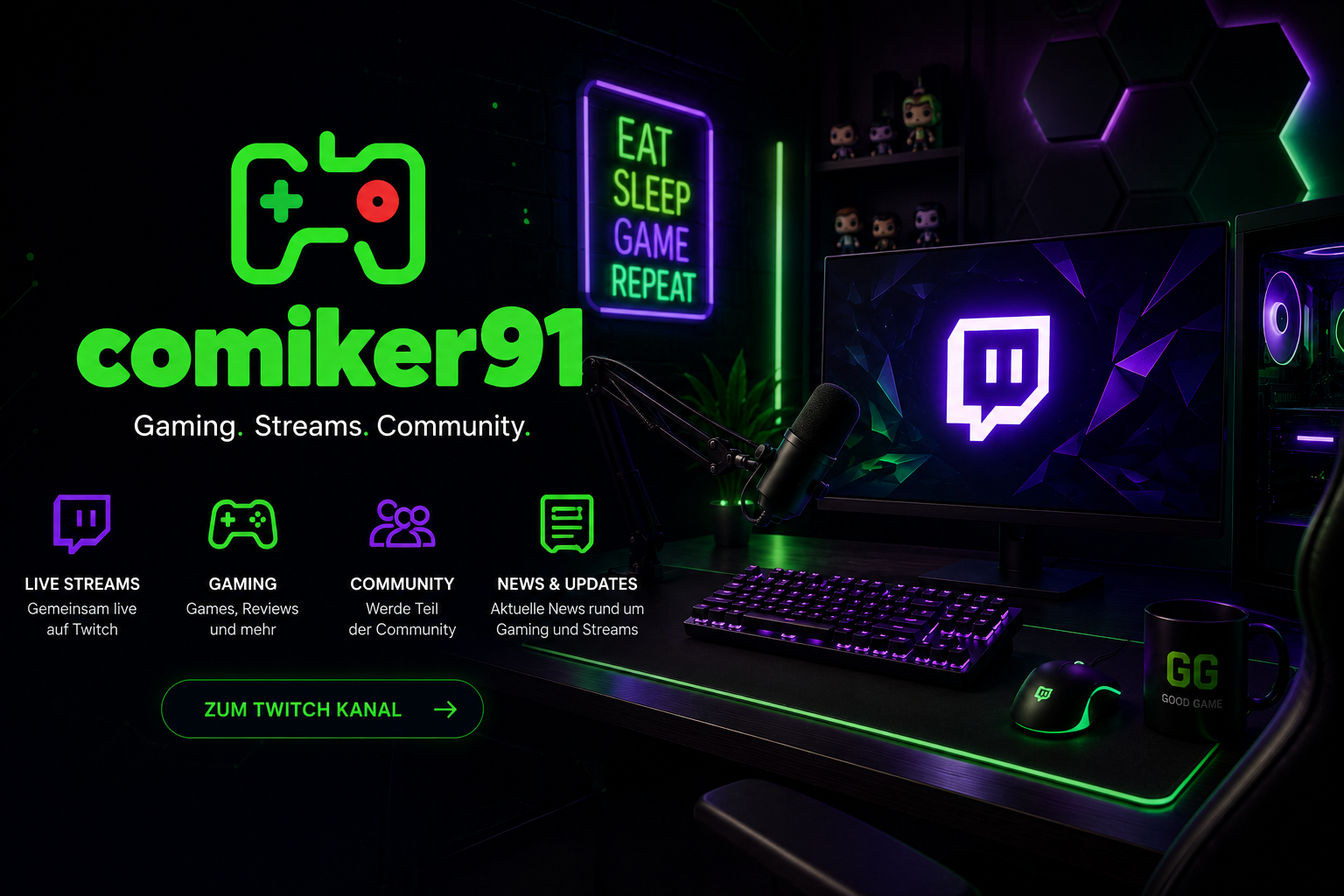 comiker91 – Gaming, Streams und Community